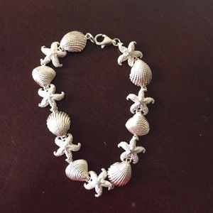 Sterling silver Beach bracelet